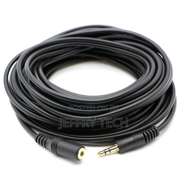 5M 3.5mm Aux Extension Gold Plated Cable Cord (Male to Femal