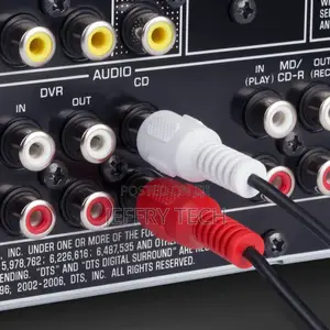 5M Long 2RCA Male to 2RCA Male Home Theater Audio Cable Dual