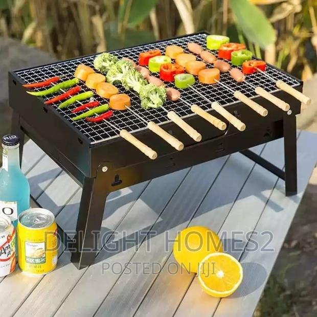 Foldable Portable Barbecue Charcoal Grill - main view