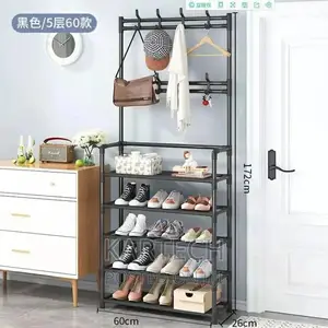5 Layers Multi Functional Clothes Shoes Hat Rack -Large