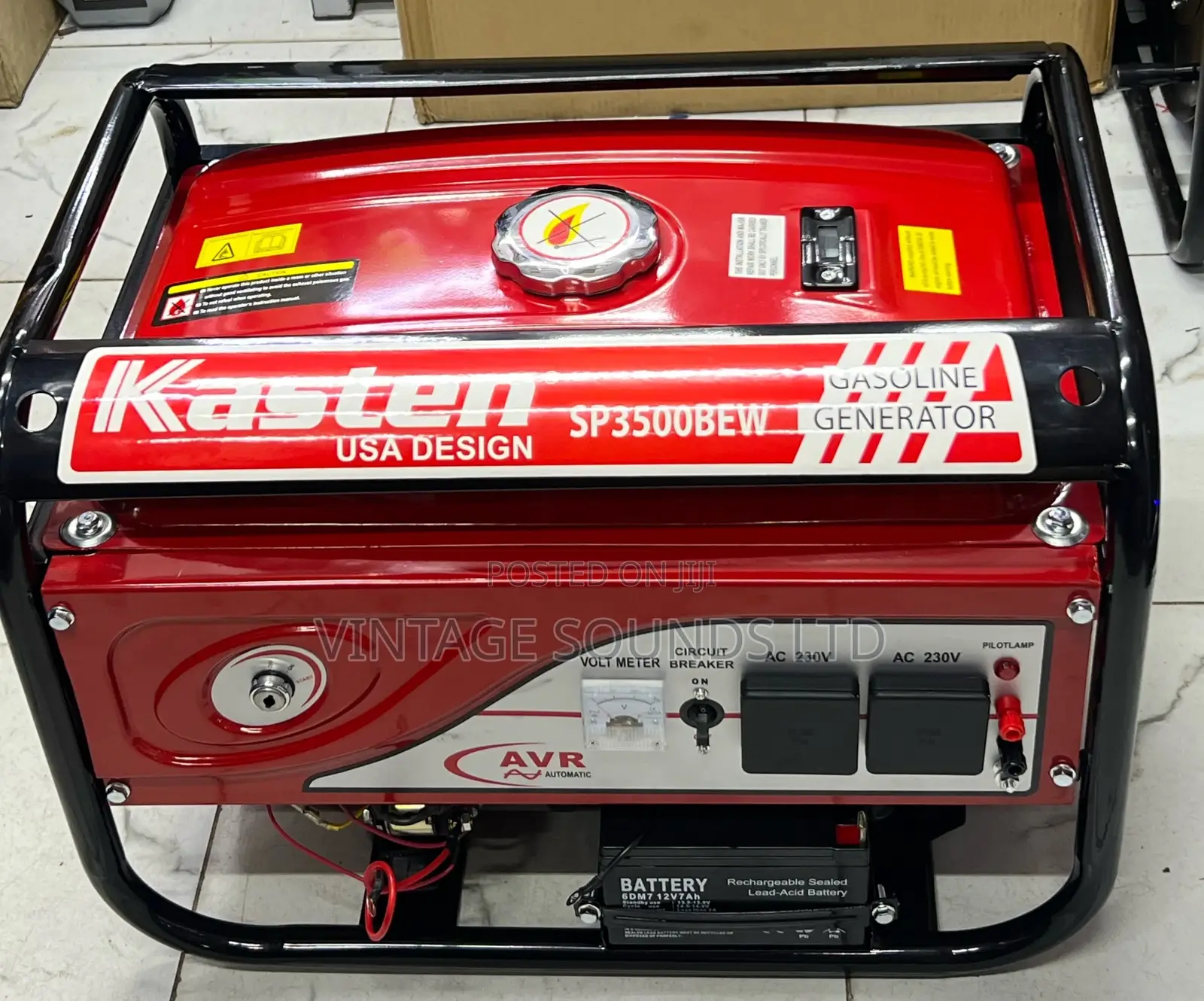 Kasten 2.5KVA SP3500B Petrol Generator USA