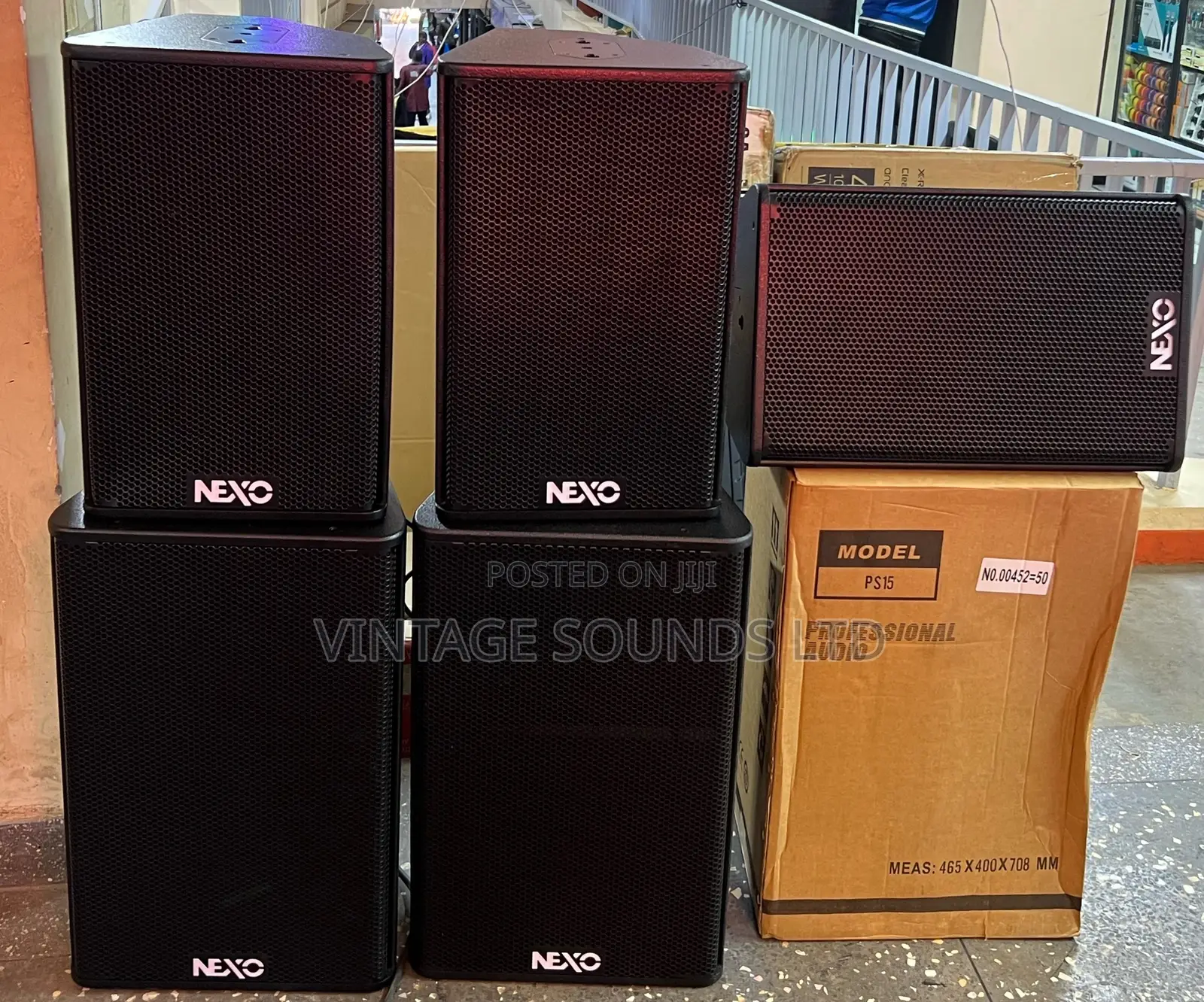 2pcs NEXO PS-15 3 PCS Nexo PS-12 Speakers