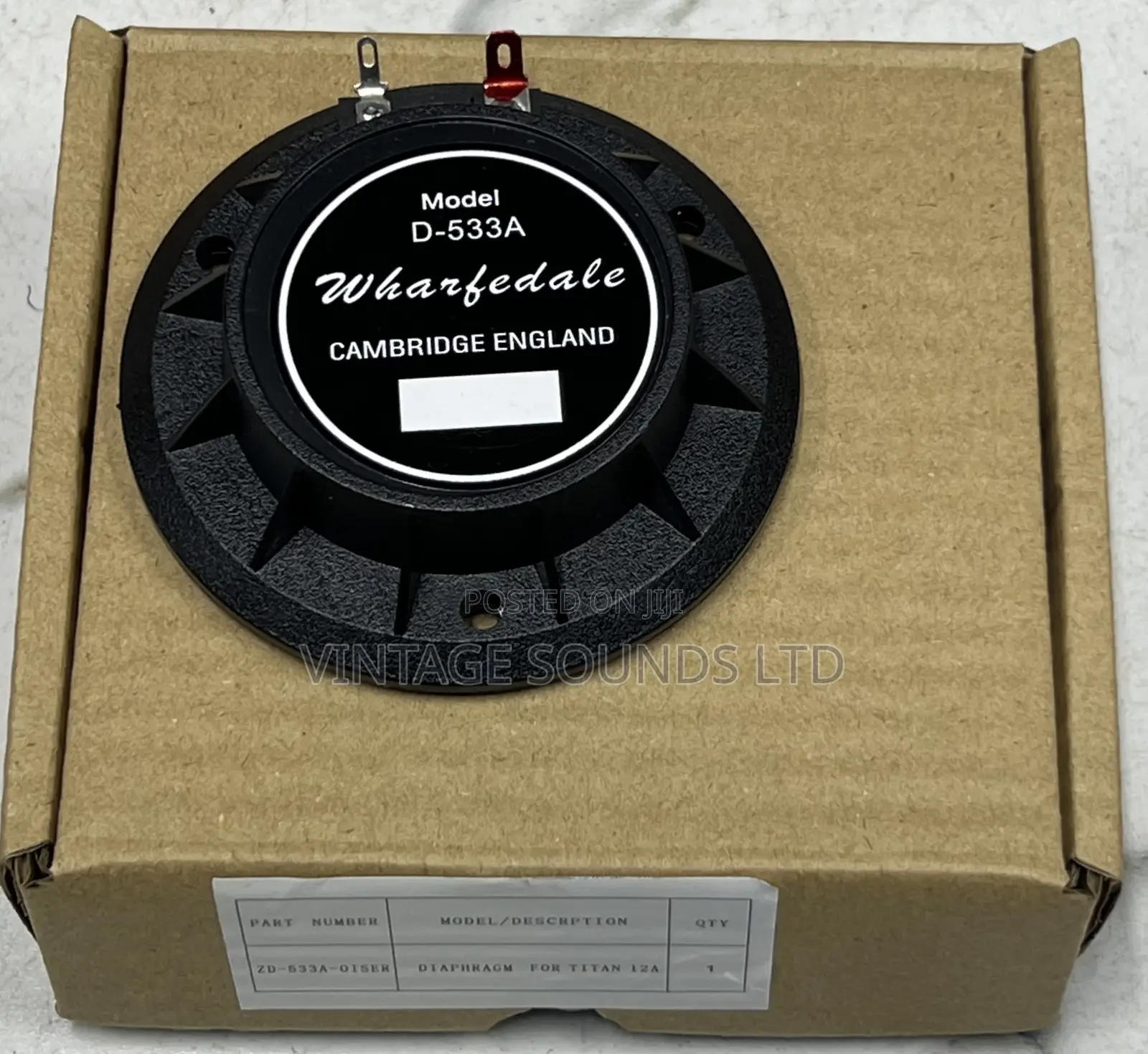 Replacement Diaphragm Coil for Wharfedale D-533a Driver