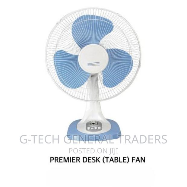 Premier Heavy Duty 16inch Table Fan-Blue - main view