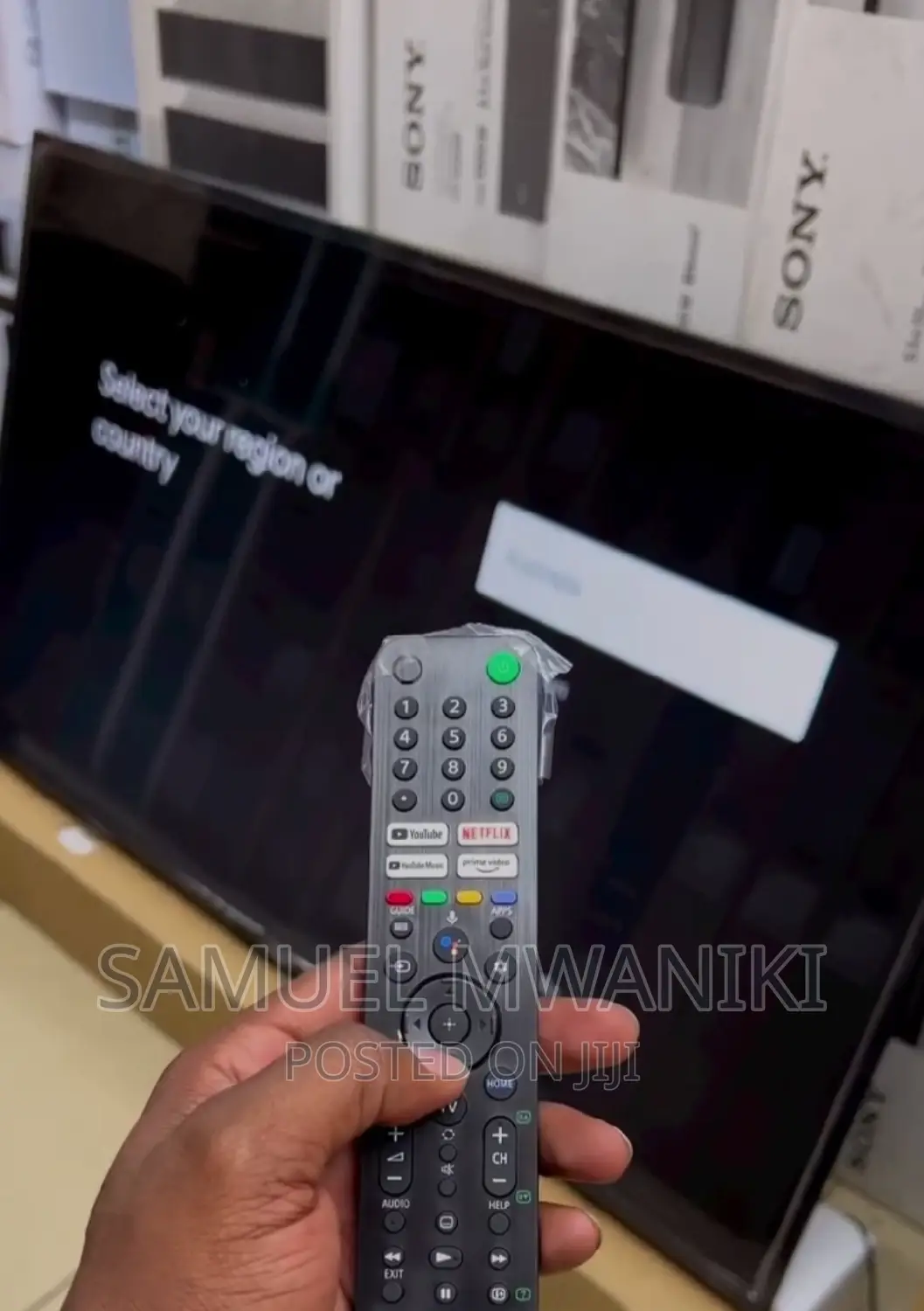 Sony 65" Uhd With HDR Smart Tv (Google Tv) New