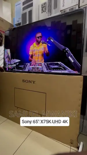Sony 65" Uhd With HDR Smart Tv (Google Tv) New