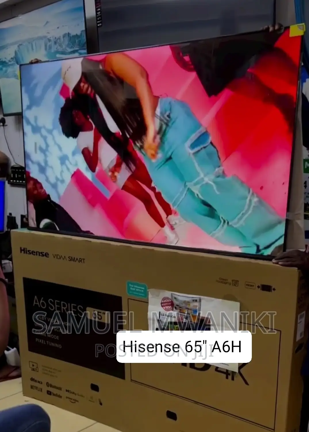 Hisense 65'' Smart Uhd HDR Frameless Led Tv (2024)
