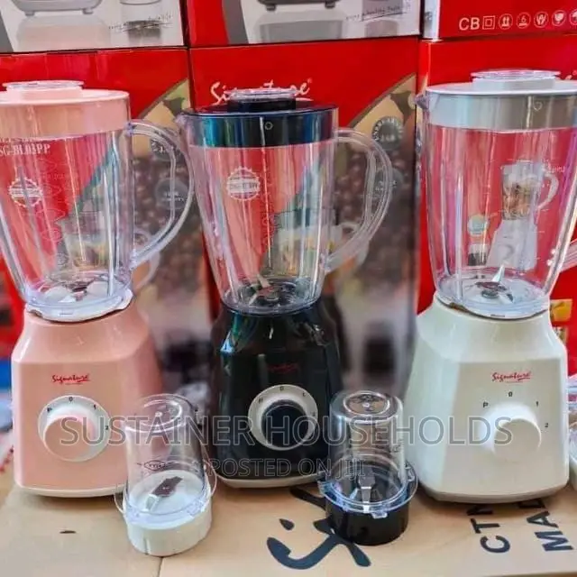 Signature 2in1 Blender ; Pink,Black and White Colors.