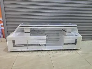 TV Stand With LED Fitted Lights,It Has Drawers