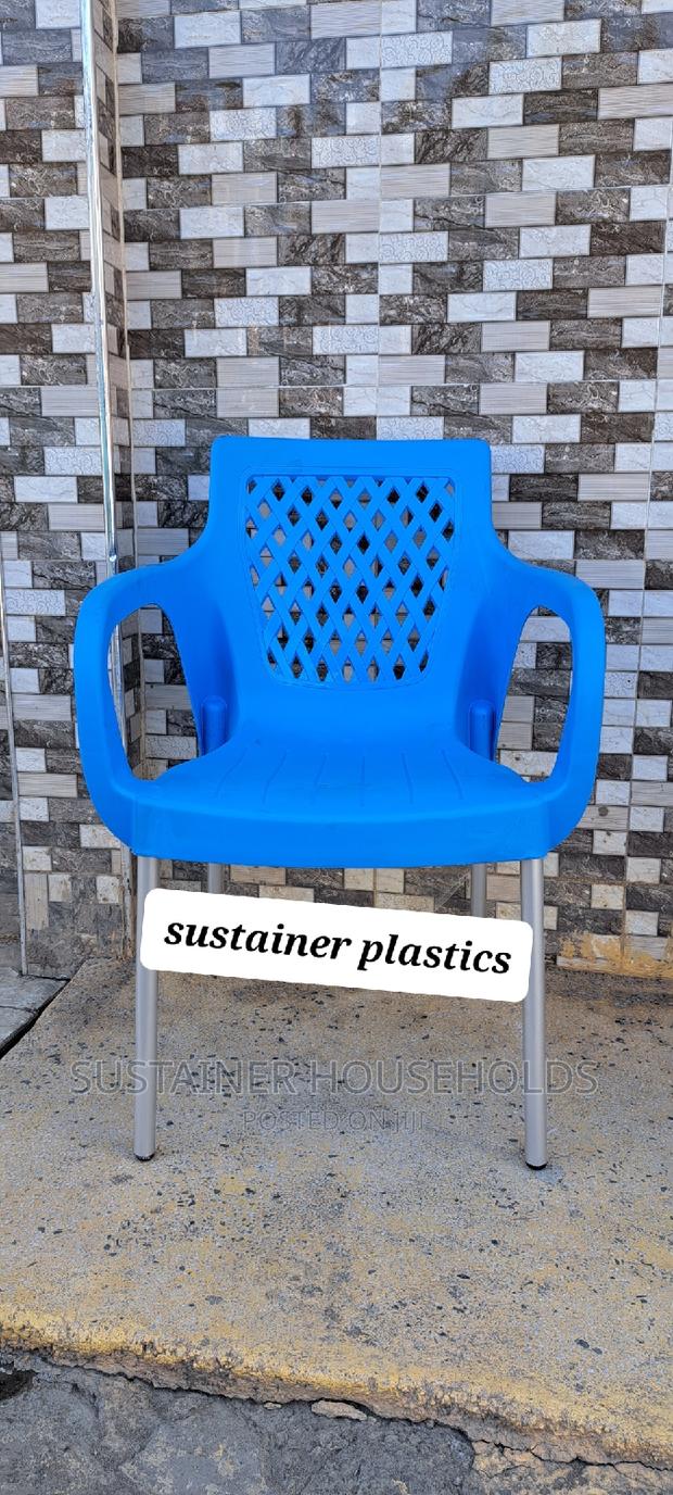 Complast Plastic Chairs With Metal Legs - thumbnail 2