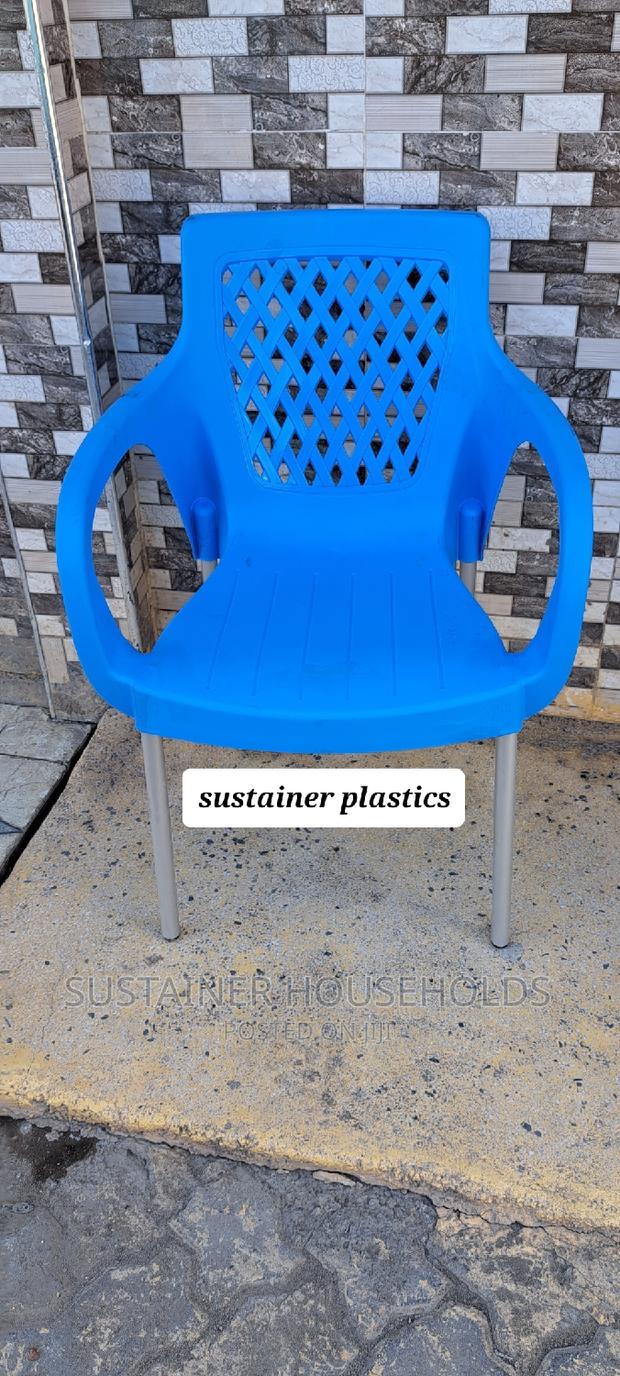 Complast Plastic Chairs With Metal Legs - thumbnail 4