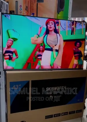 Skyworth 43" FHD Frameless Google Tv,Netflix,Google Assitant