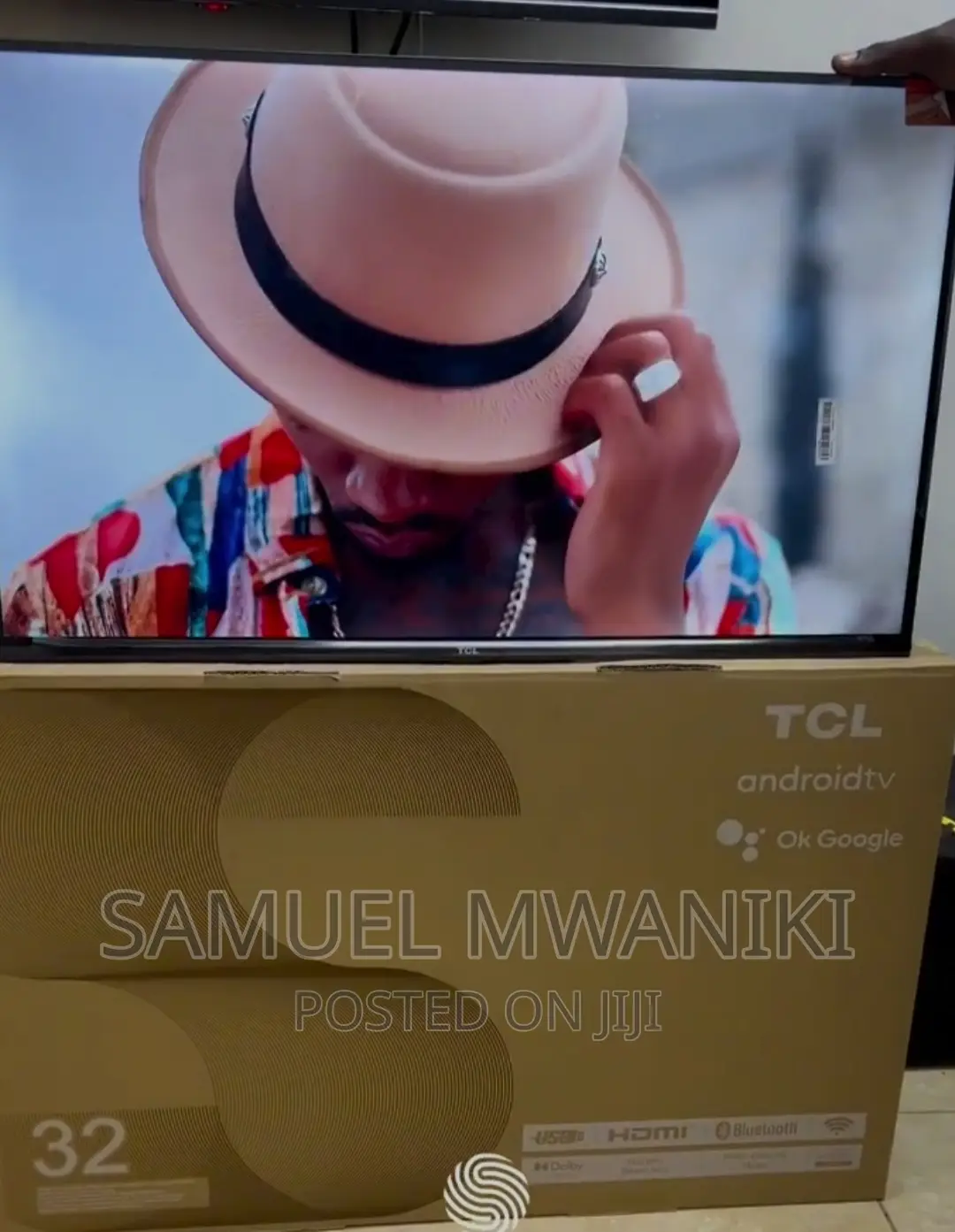TCL 32" Frameless Smart Android Tv Netflix Inbuilt Decoder.
