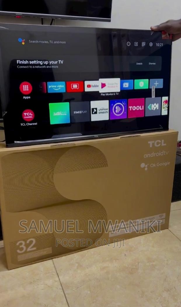 TCL 32" Frameless Smart Android Tv Netflix Inbuilt Decoder. - thumbnail 4
