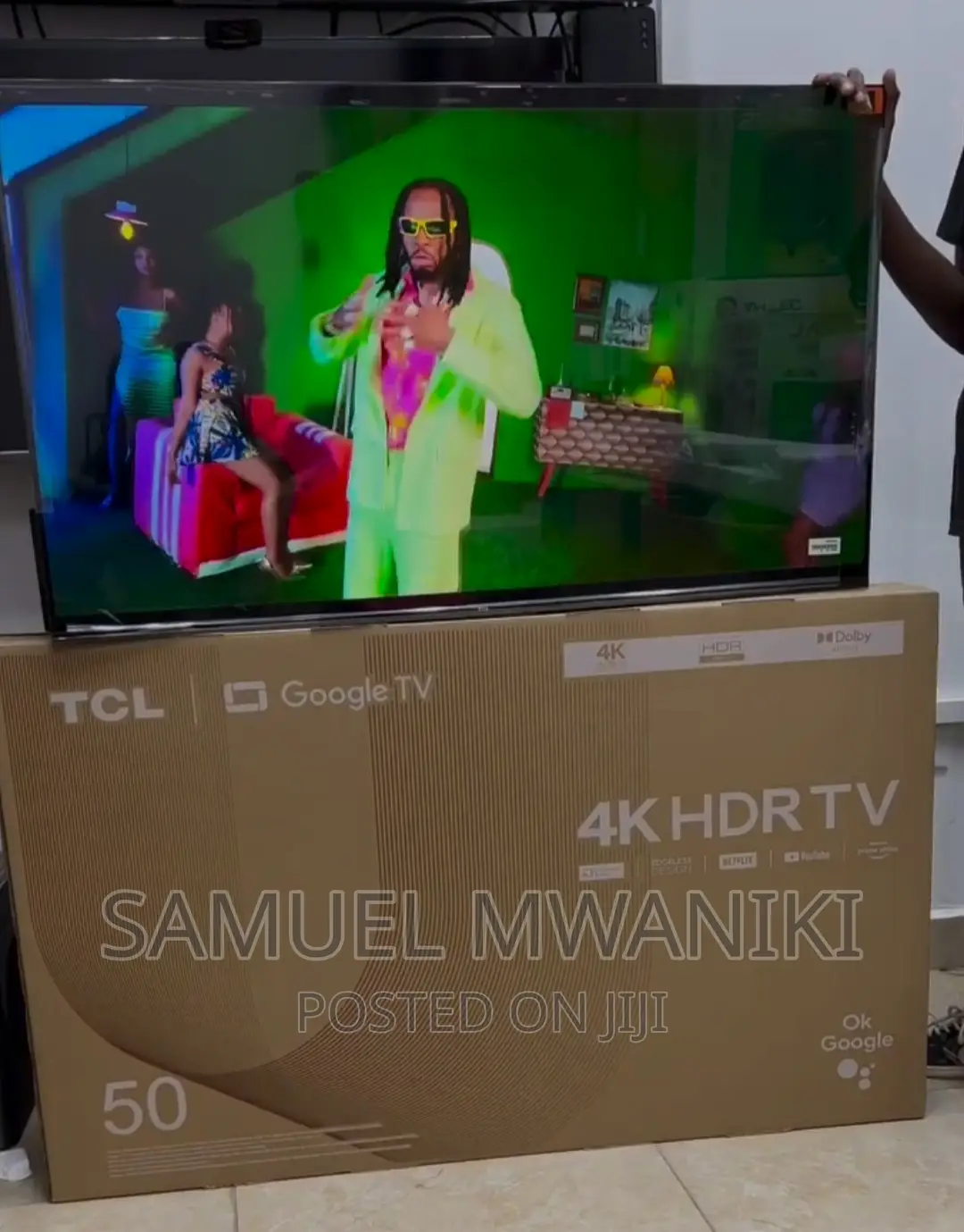 TCL 50” Frameless Ultra Hd Android Tv, Voice Control