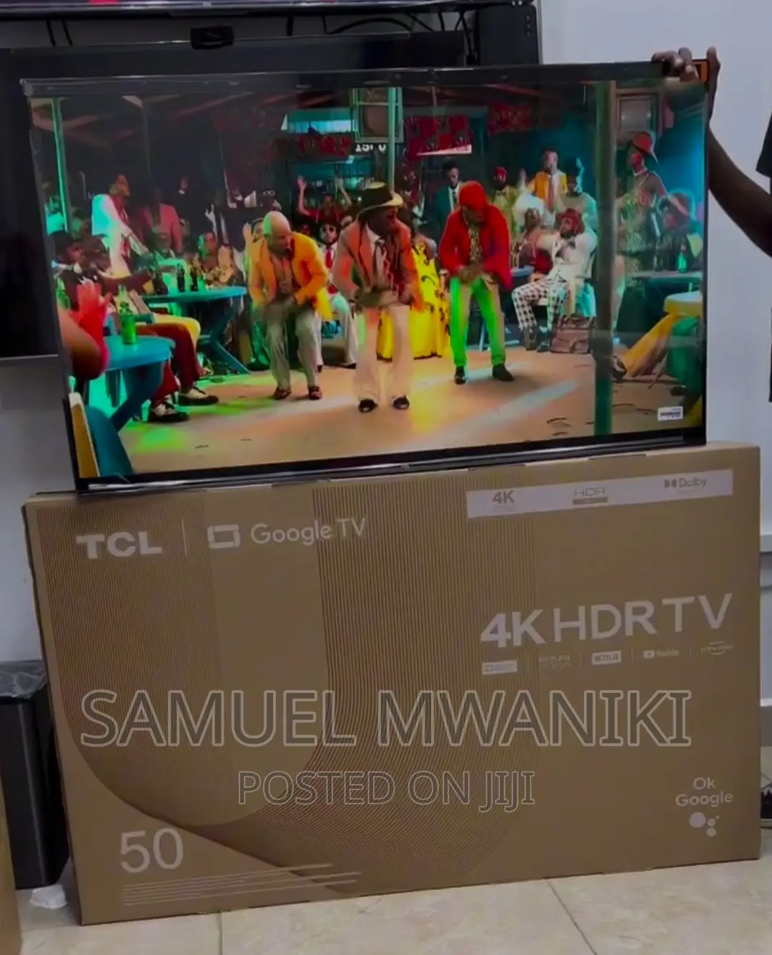 TCL 50” Frameless Ultra Hd Android Tv, Voice Control