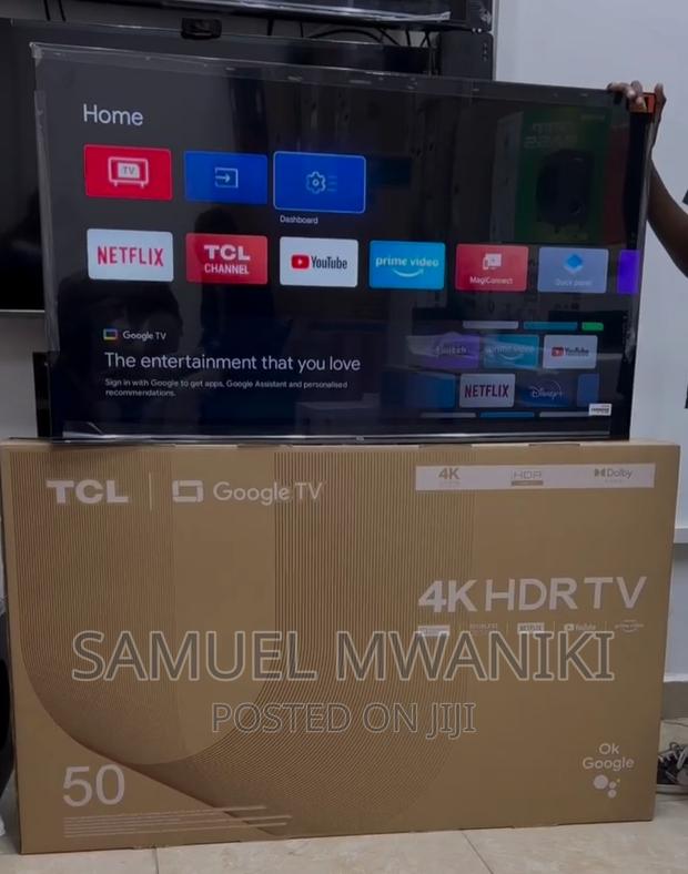 TCL 50” Frameless Ultra Hd Android Tv, Voice Control