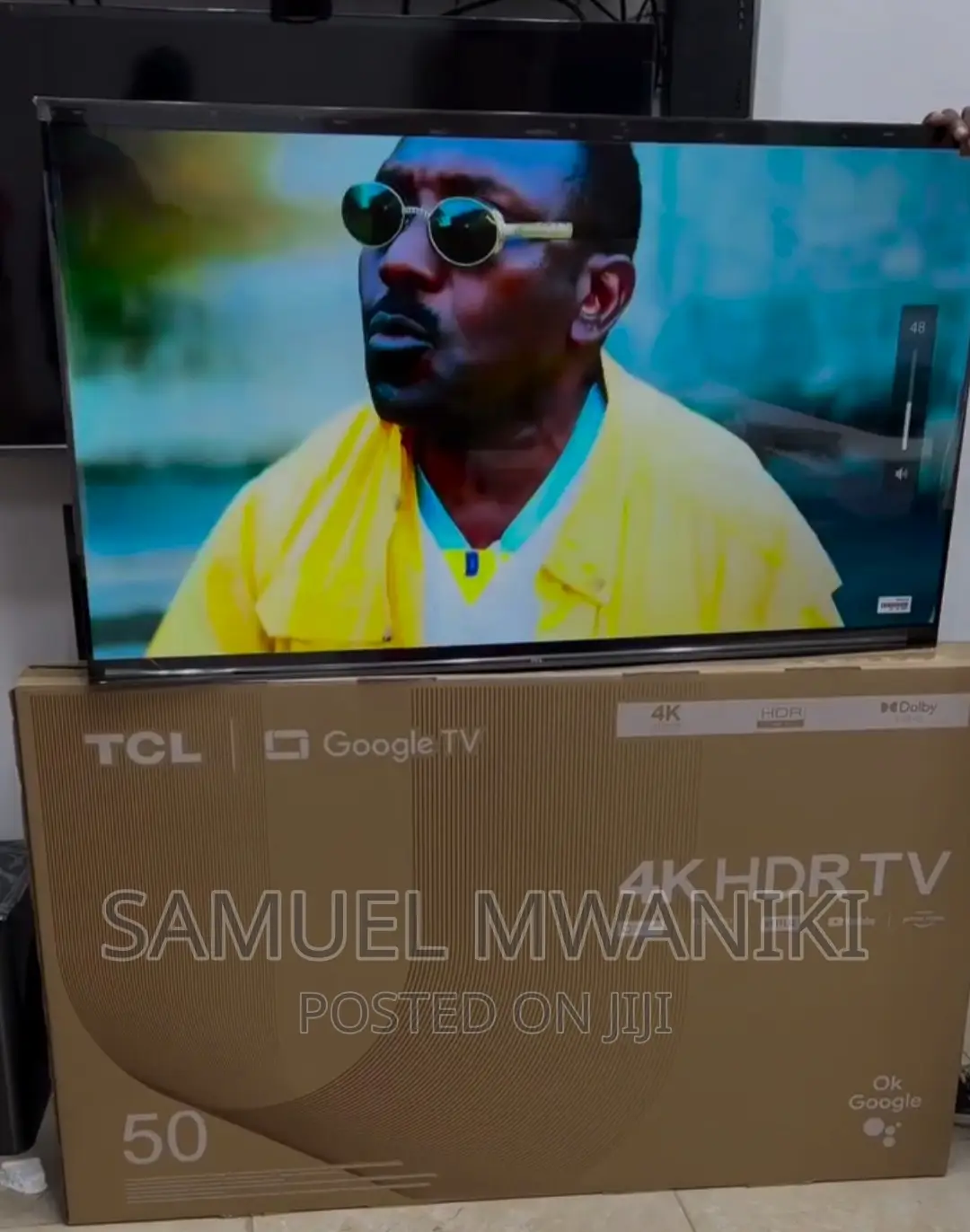 TCL 50” Frameless Ultra Hd Android Tv, Voice Control