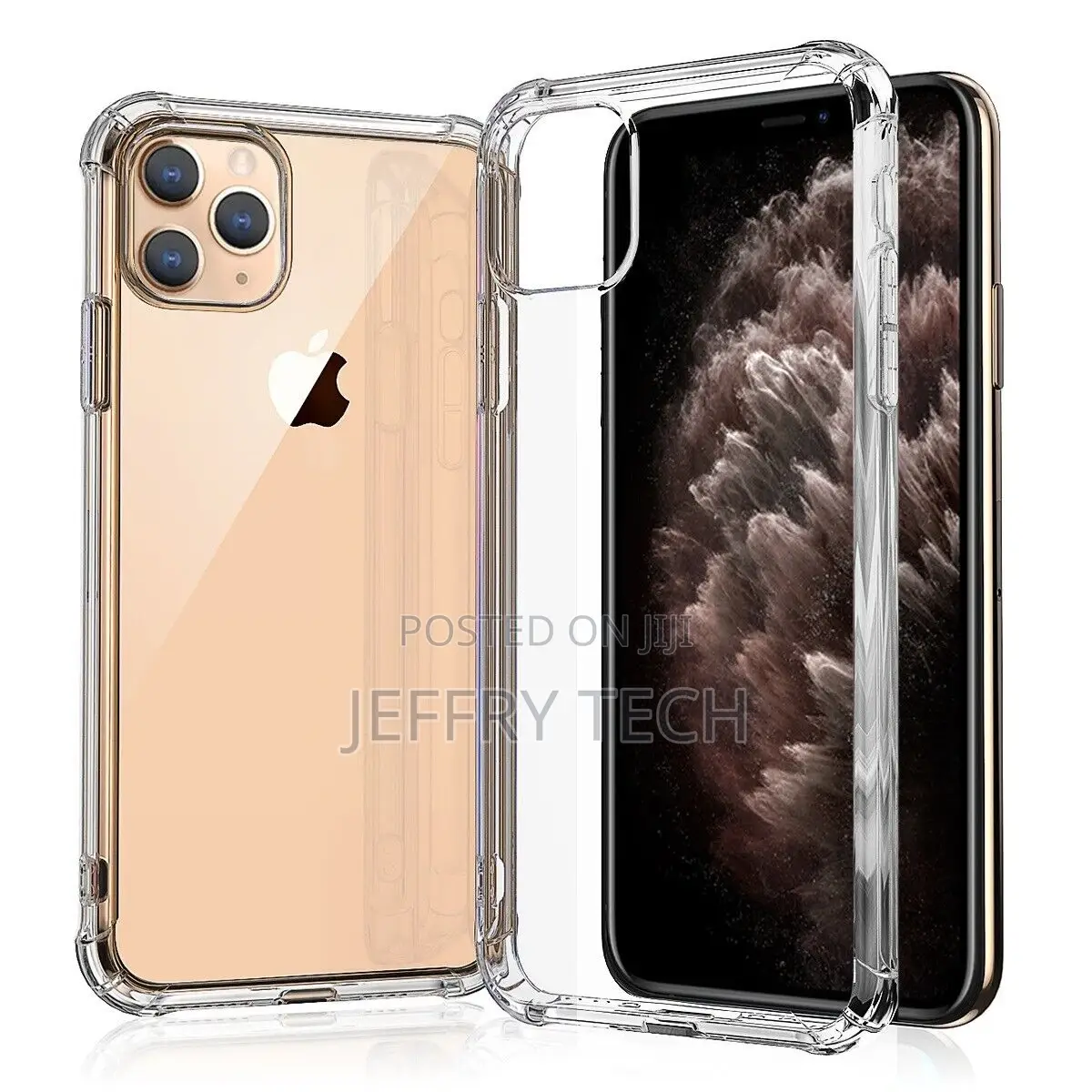 Apple iPhone11, 11pro, 11pro Max Crystal Clear TPU Bumper Cu