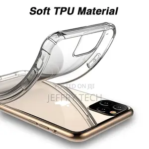 Apple iPhone11, 11pro, 11pro Max Crystal Clear TPU Bumper Cu