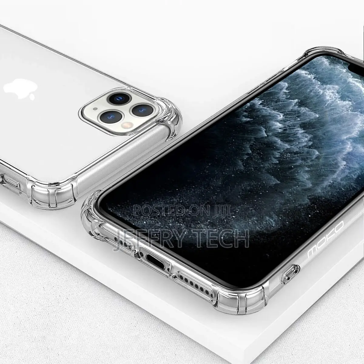 Apple iPhone11, 11pro, 11pro Max Crystal Clear TPU Bumper Cu