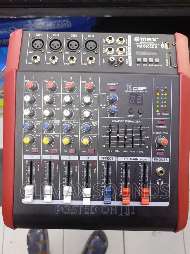 Max 4 Channel Powered Mixers