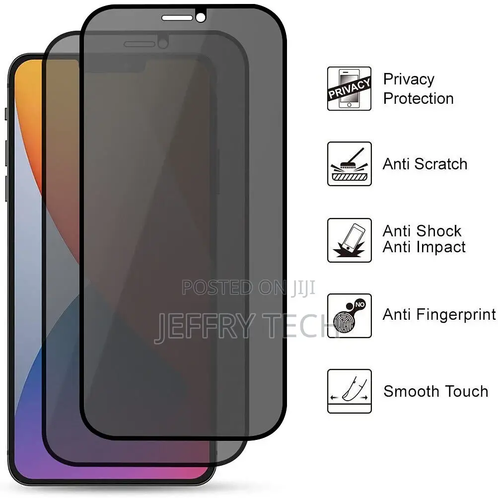 Anti Spy Tempered Glass Screen Protector for iPhone 12 / 12