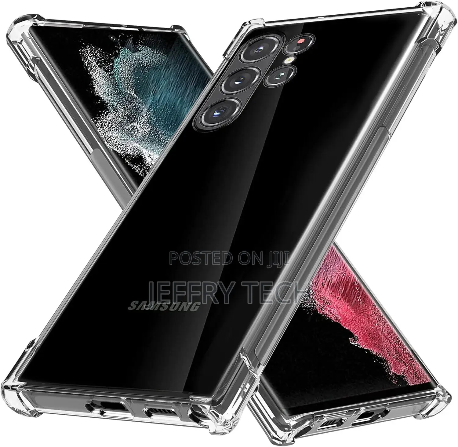 [Anti-Yellowing] Transparent Soft TPU Case Galaxy S22 Ultra