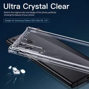[Anti-Yellowing] Transparent Soft TPU Case Galaxy S22 Ultra