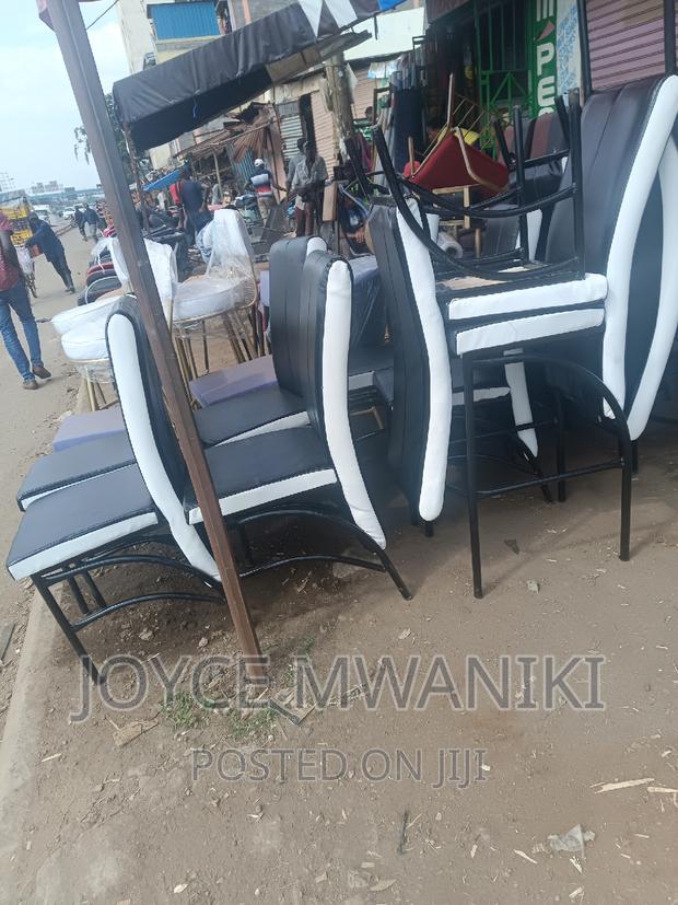 Executive Restaurant Chairs, Black and White.