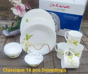 16pcs Classique Snowdrops Dinner Sets