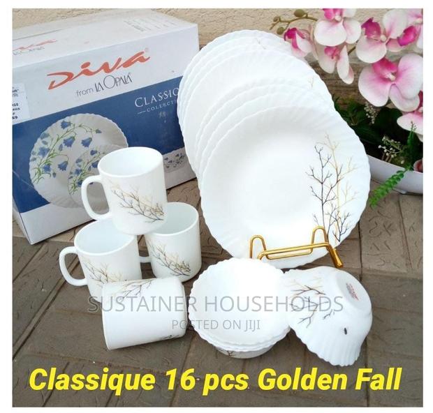 16pcs Classique Golden Fall Dinner Sets - main view