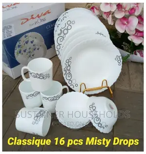 16pcs Classique Misty Drops Dinner Sets