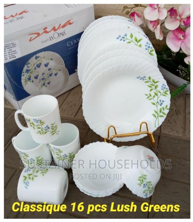 16pcs Classique Lush Green Dinner Sets - main view