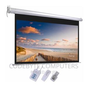 Auto Electric Projector Screen 300 X 300 - thumbnail 2
