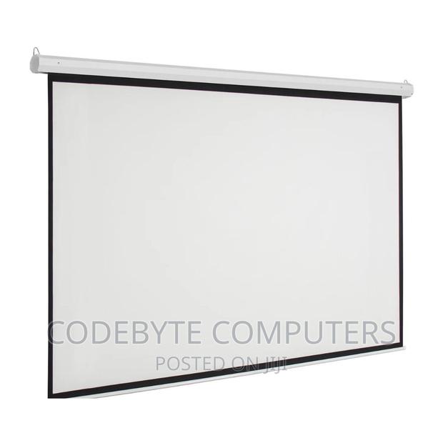 Techcom Tc-aps-3300 Auto Electric Projector Screen 300 X 300 - thumbnail 2