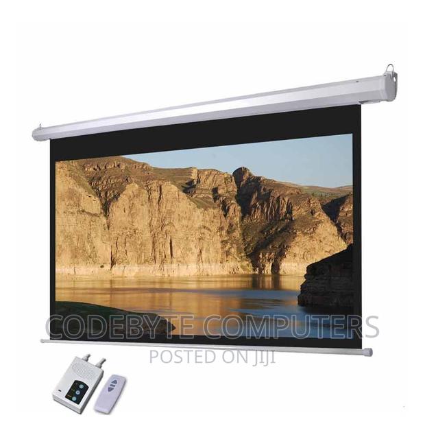 Techcom Tc-aps-3300 Auto Electric Projector Screen 300 X 300 - main view