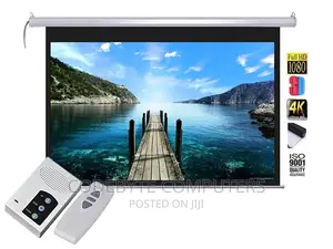 Electric Projector Screen 180 X 180