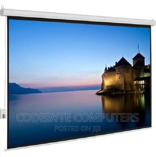 Electric Projector Screen 180 X 180 - main view