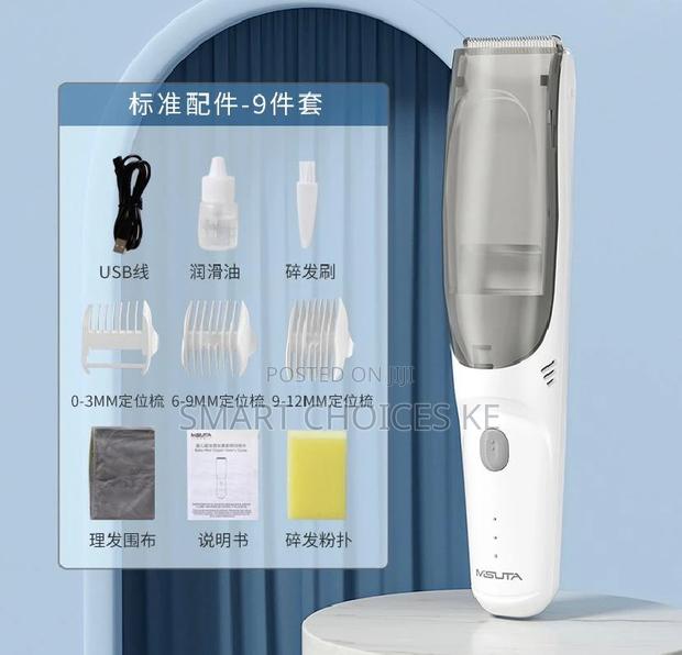 Low Noise Automatic Hair Suction Baby Hair Trimmer