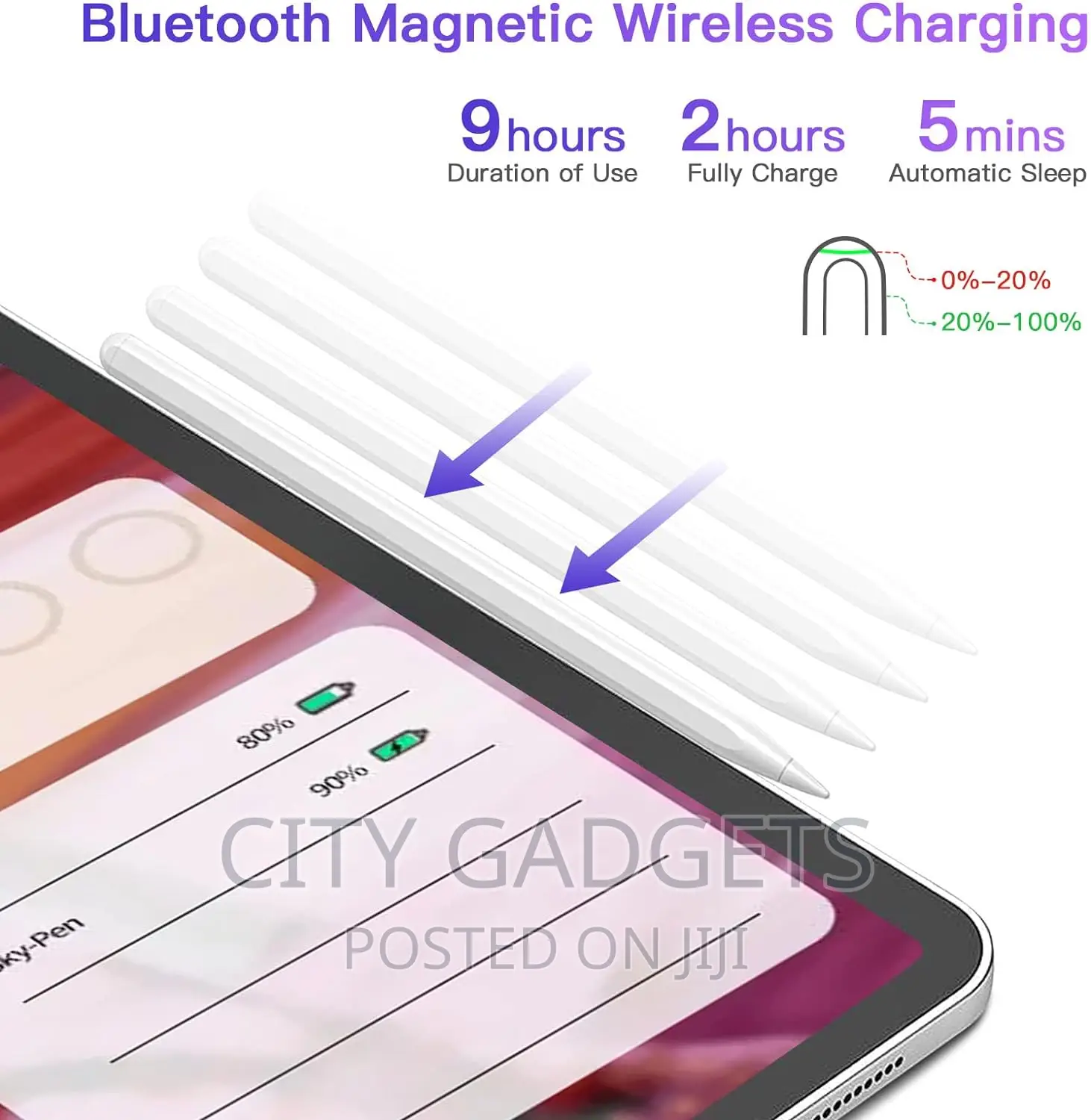 iPad Pencil 2nd Generation With Magnetic Wireless Charging,