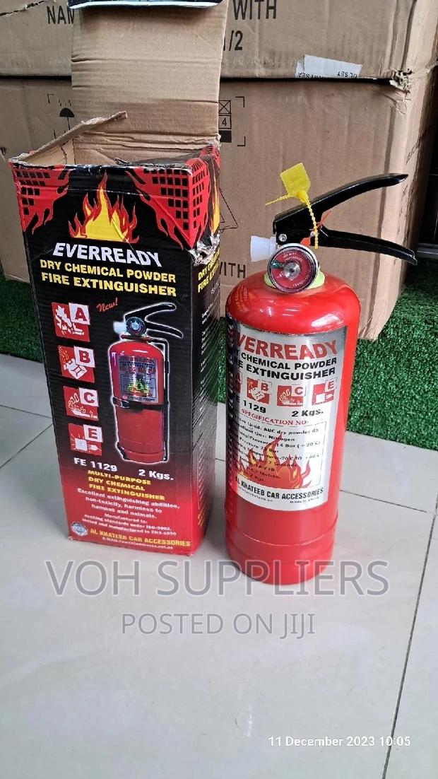 Generic 2kg Dry Powder Fire Extinguisher - main view
