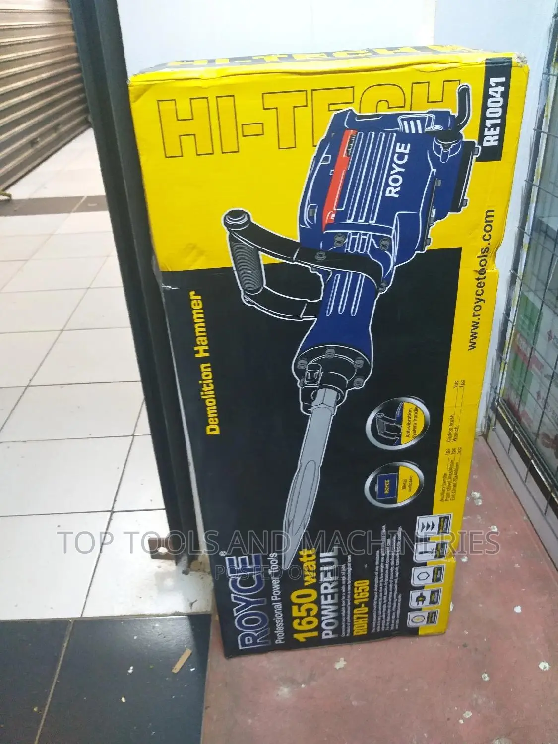Royce Professional Demolition Hammer 1650 Watts