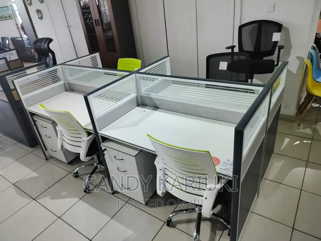 Executive 4 Way Workstation (Grey N White)