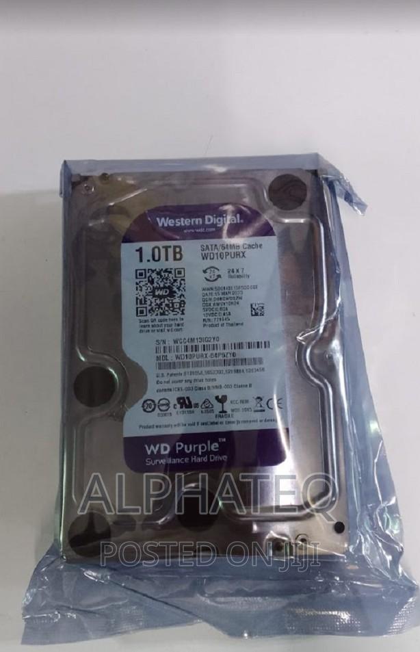 Western Digital 1TB Purple Surveillance Hard Drive -WD10PURX