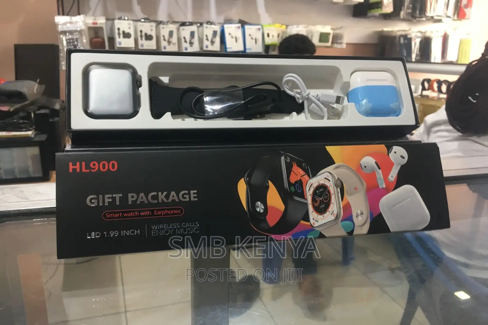 Full Screen Smart Watch + Airpods Gift Pack