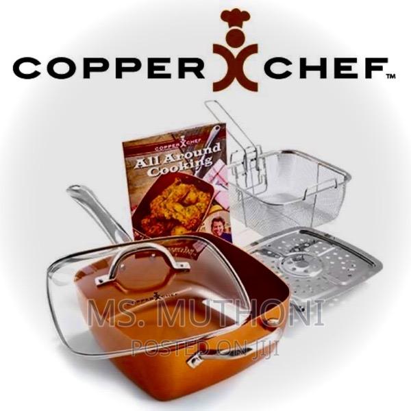 Copper Chef Non-Stick Deep Sided Square Pan Kit, Copper,