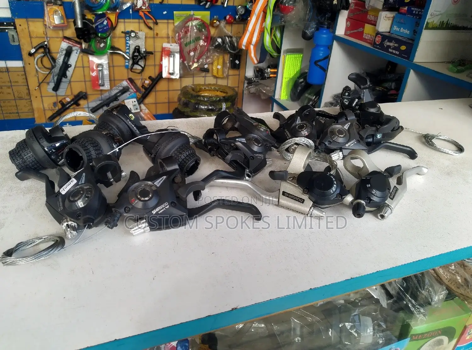 7 Speed Assorted Shimano Bicycle Shifters