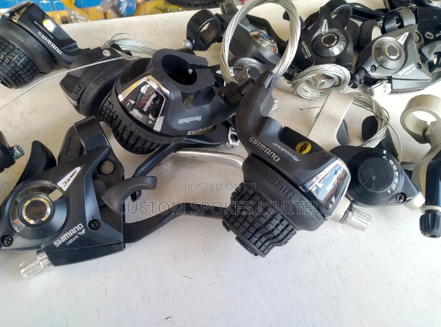7 Speed Assorted Shimano Bicycle Shifters