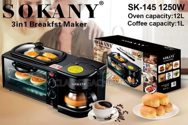Sokany 3in1 Breakfast Maker (Bake,Coffee,Toast) - main view